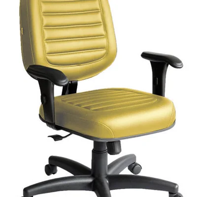 Cadeira Diretor Para Escritório Linha Blenda Amarelo