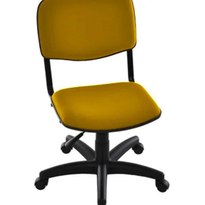 Cadeira Giratória Para Auditórios Linha Hotel Auditório Amarelo