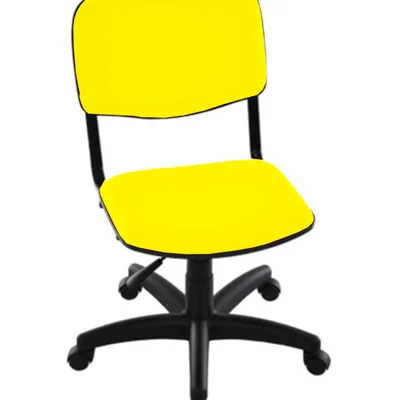 Cadeira Giratória Para Auditórios Linha Hotel Auditório Amarelo