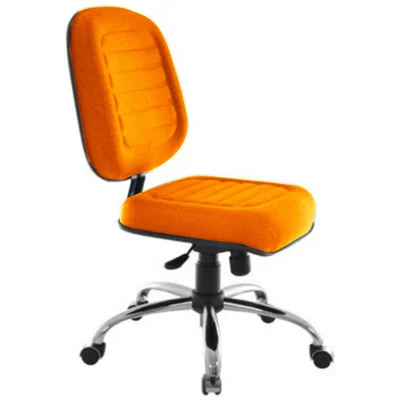 Cadeira Para Escritório Diretor Gomada Linha Blenda Laranja