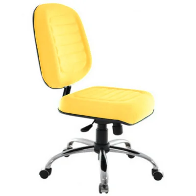 Cadeira Para Escritório Diretor Gomada Linha Blenda Amarelo