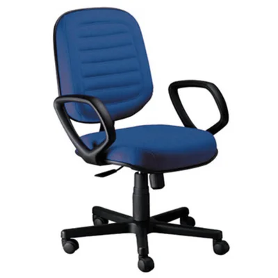 Cadeira Diretor Gomada Com Braços Linha Blenda Azul