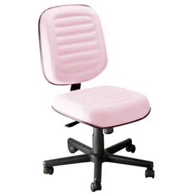 Cadeira Para Escritório Diretor Gomada Linha Blenda Rosa