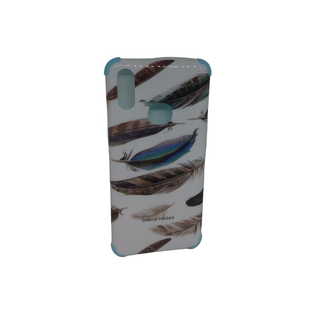 Capa Capinha De Celular Samsung Galaxy A10s Super Resistente Cor:penas Creative Feathers