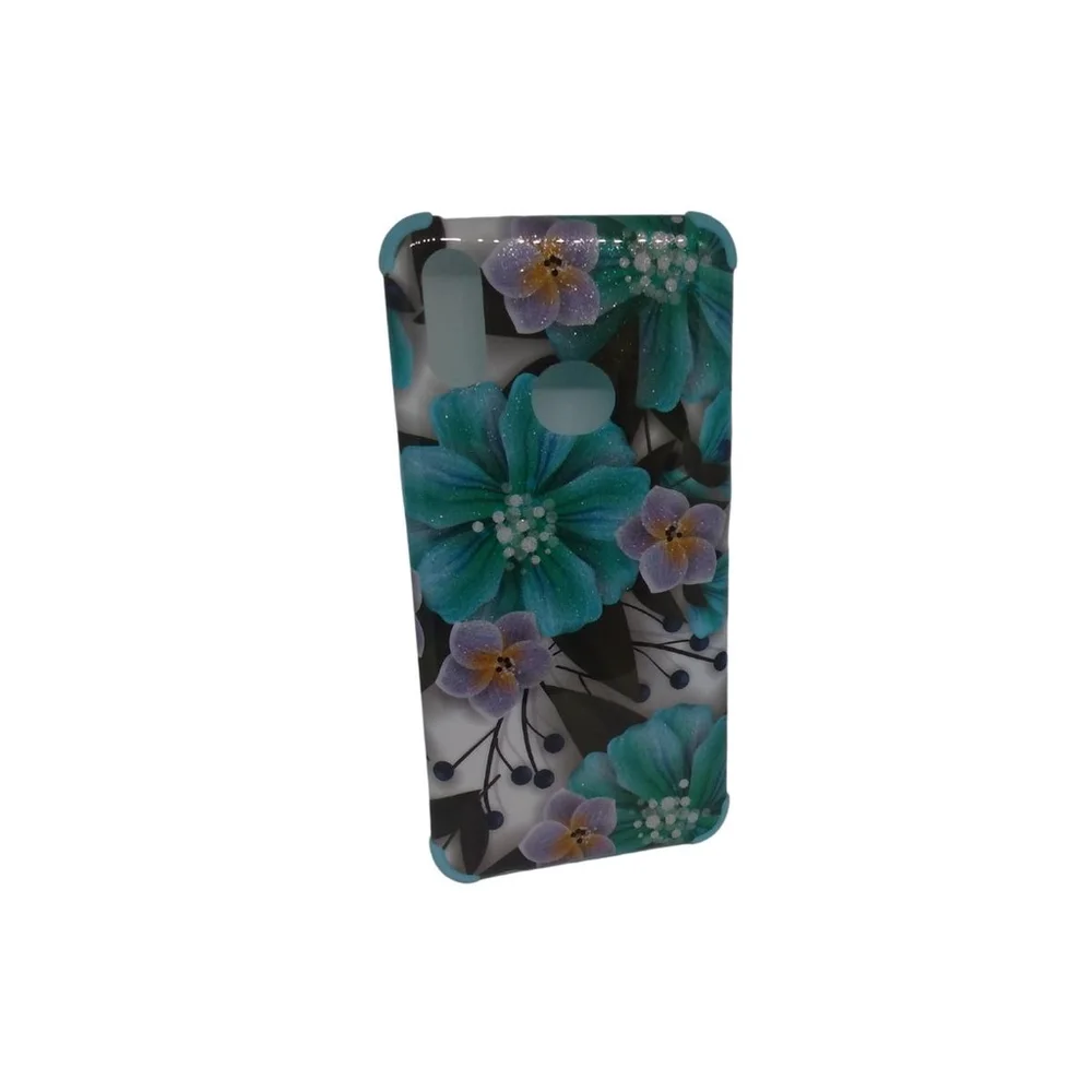 Imagem 1 de 1 do produto Capa Capinha De Celular Samsung Galaxy A10s Super Resistente Cor:flores Verdes