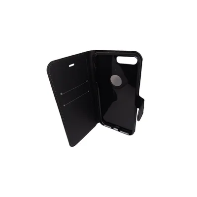 Capa Carteira De Couro Iphone 7 Plus 5.5 " Preto