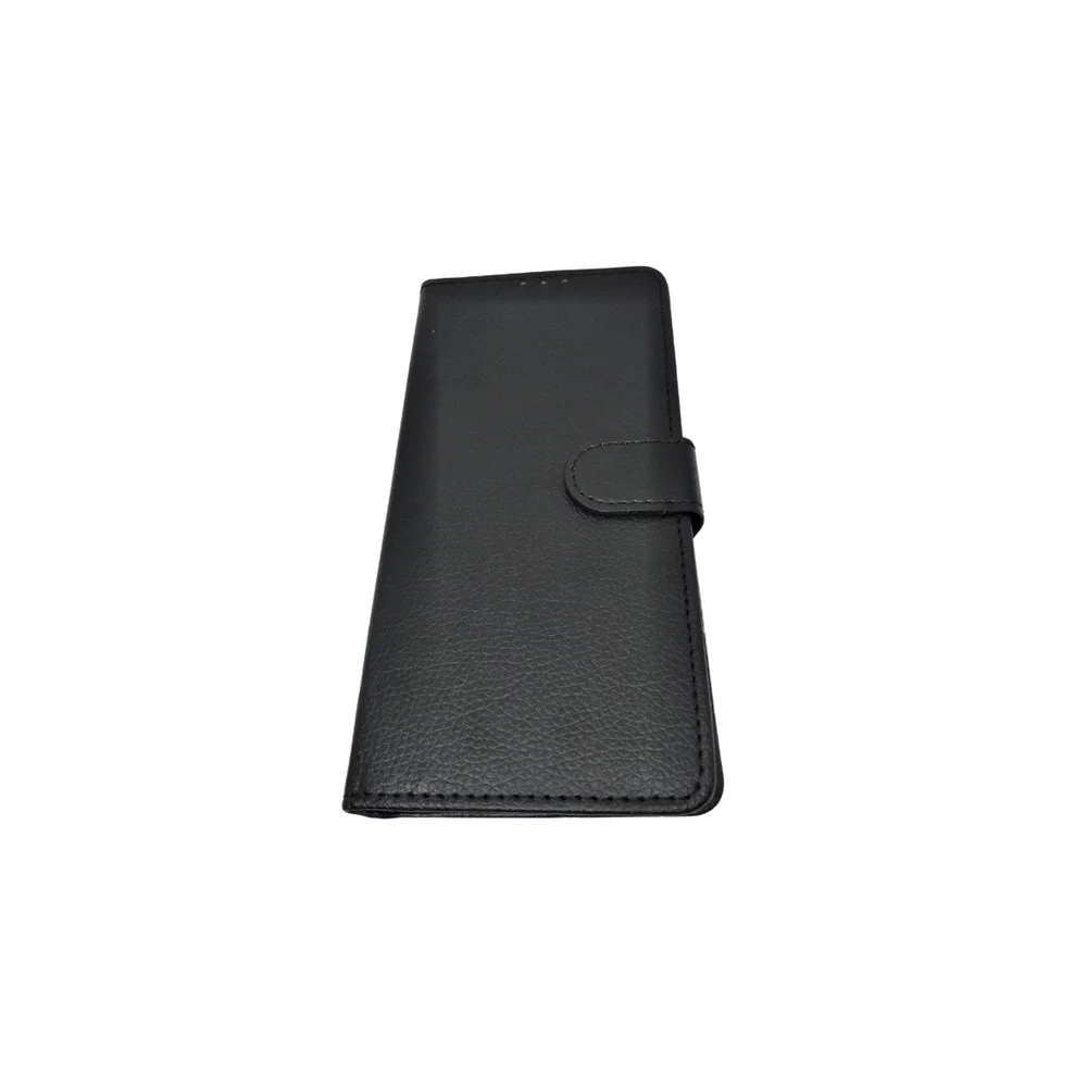 Imagem 4 de 5 do produto Capa Carteira Capinha De Couro  Motorola One Hyper Preto
