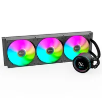Water Cooler Kalkan Alpha 360mm ARGB Tela Digital Amd/intel Preto Klk00048 2