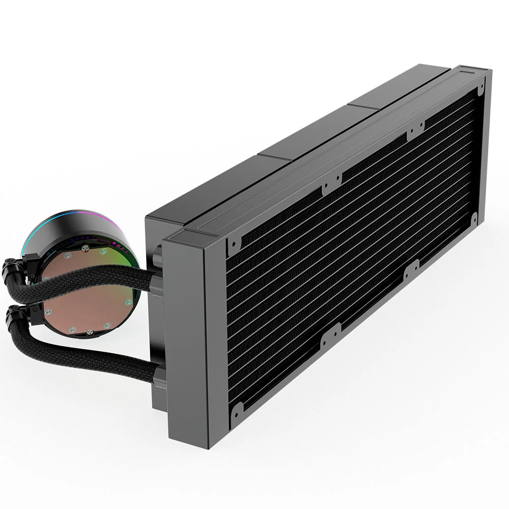 Water Cooler Kalkan Alpha 360mm ARGB Tela Digital Amd/intel Preto Klk00048 6