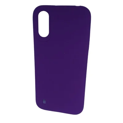 Capa Capinha Case Galaxy A01 Emborrachada Ante Queda A01:roxo