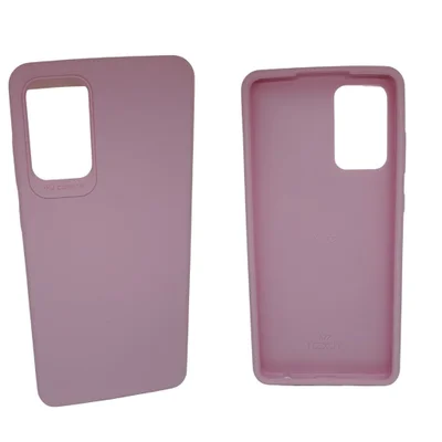 Capa De Celular Samsung Galaxy A72 Flexível Mole Ante Impacto Cor:rosa Pálido