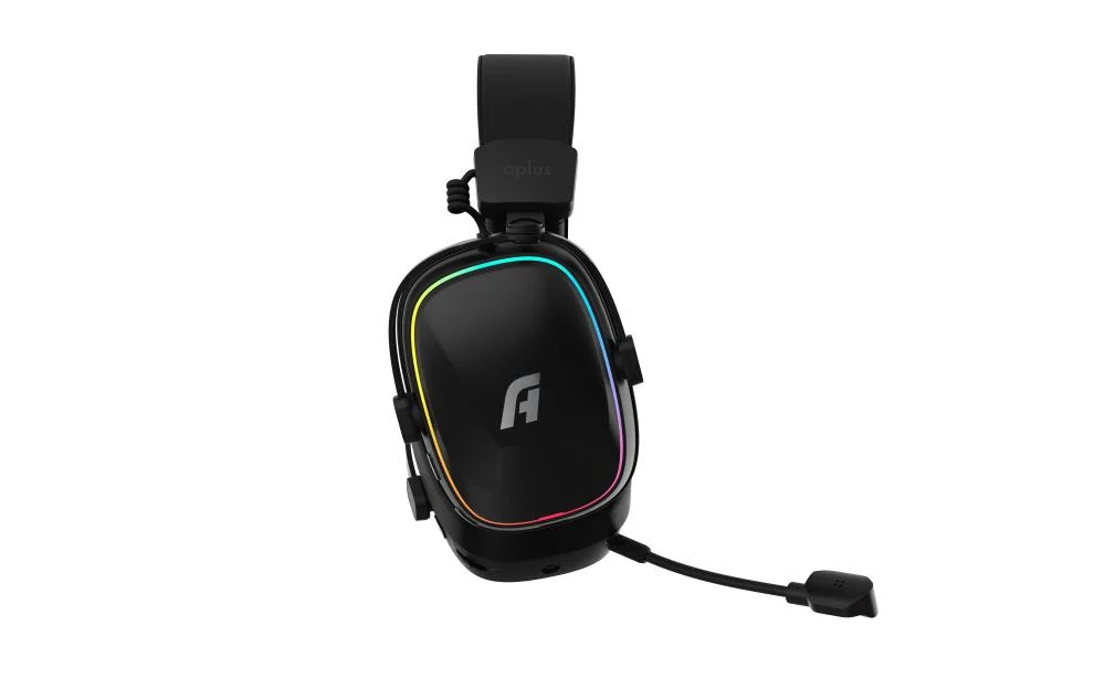 Imagem 4 de 5 do produto Headset Gamer Aplus Atis Pro Sem Fio Wireless C/ LED RGB