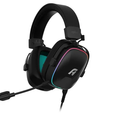 Headset Gamer Aplus Atis, 7.1, Com Fio, RGB, Multiplataforma, Driver 50mm, Microfone Removivel, Preto