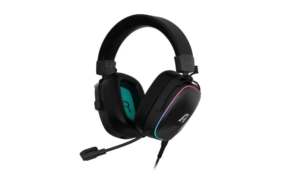 Imagem 3 de 5 do produto Headset Gamer Aplus Atis, 7.1, Com Fio, RGB, Multiplataforma, Driver 50mm, Microfone Removivel, Preto