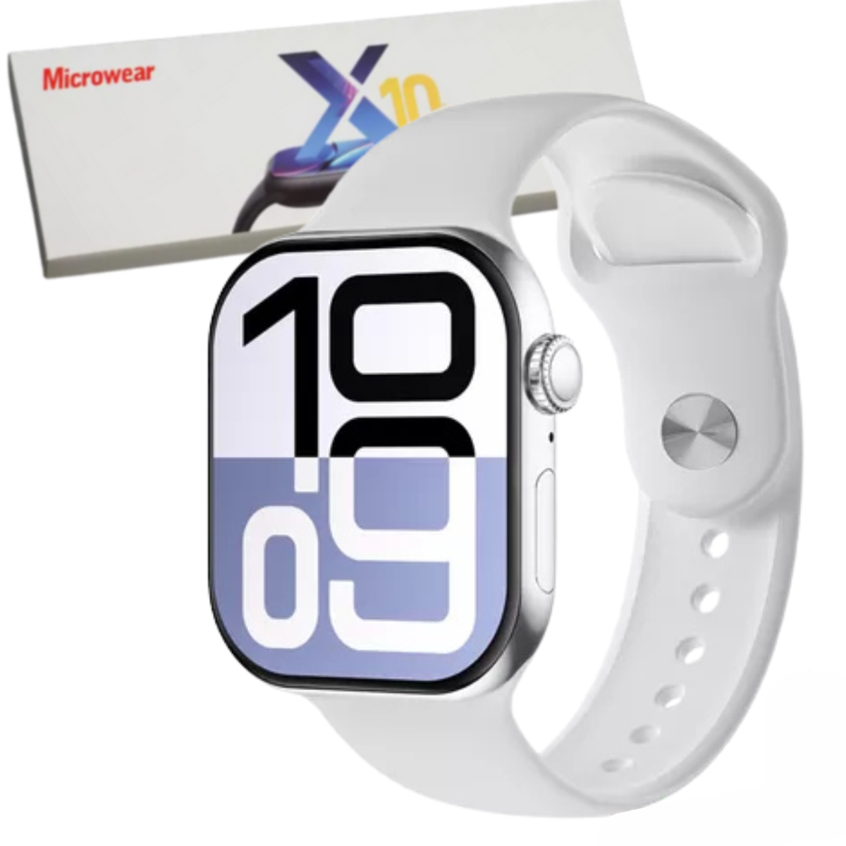 Relógio Smartwatch S10 Serie 10 Chatgpt Gps Nfc   Nf Cor:branco