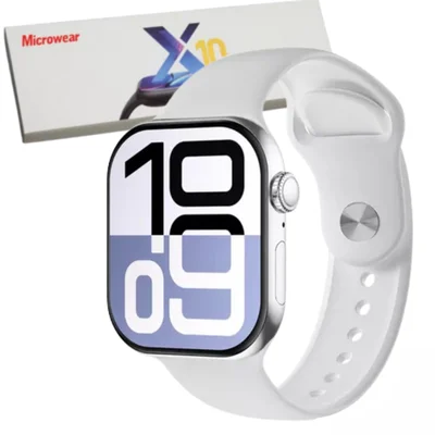 Relógio Smartwatch S10 Serie 10 Chatgpt Gps Nfc   Nf Cor:branco