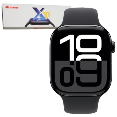 Relógio Smartwatch S10 Serie 10 Chatgpt Gps Nfc   Nf Cor:preto