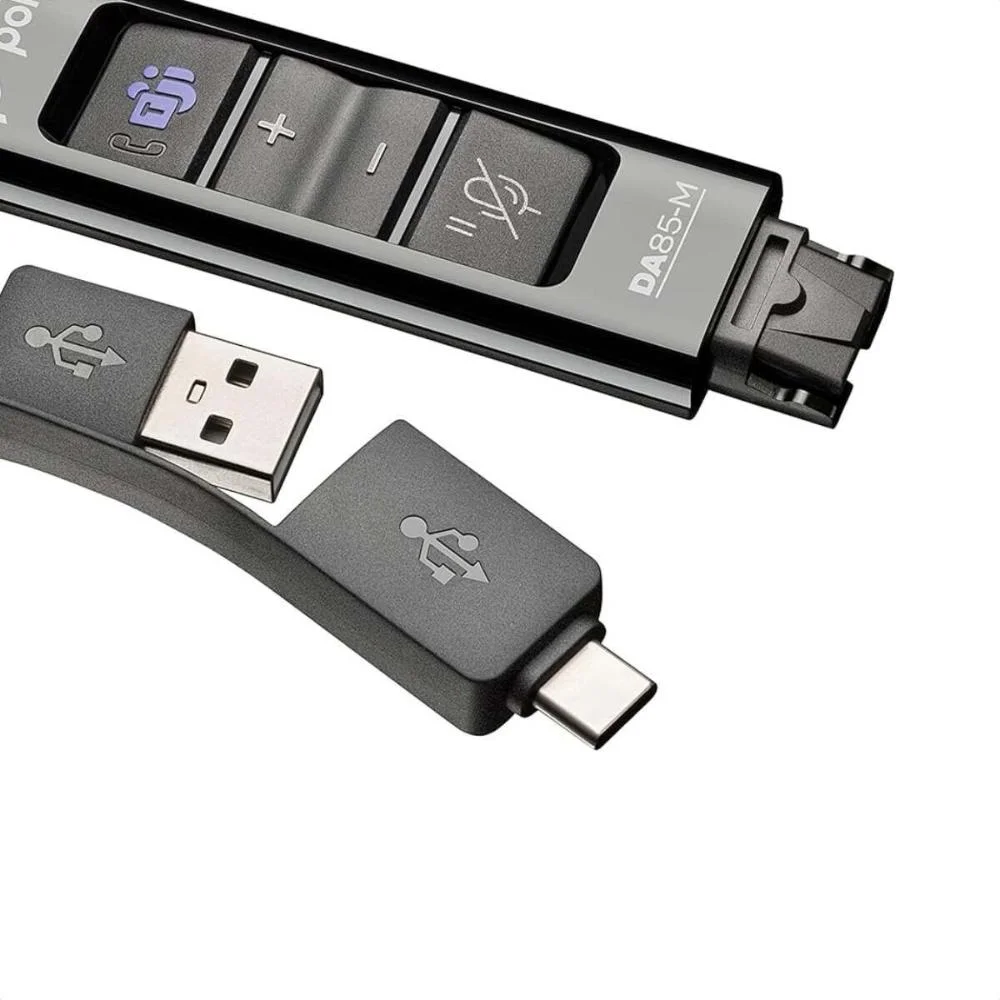 Imagem 2 de 5 do produto Adaptador Digital Usb-a/c Para Qd Microsoft Teams Da85m 218268-01 Poly