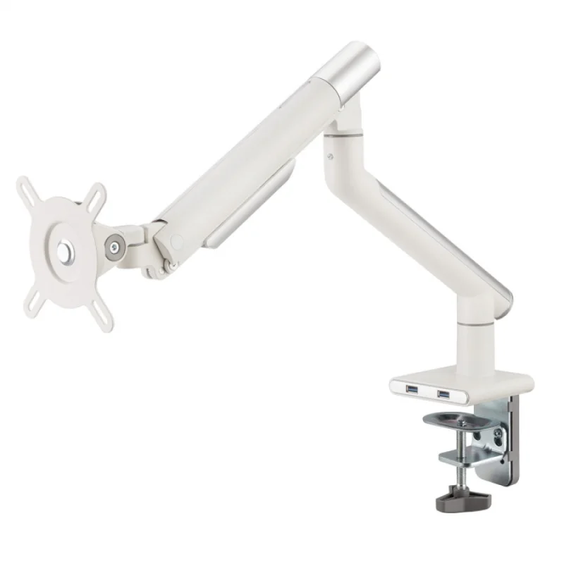 Imagem 2 de 5 do produto Suporte Articulado Para Monitor 17'' A 32'' Usb 3.0 Branco - Sm-049b
