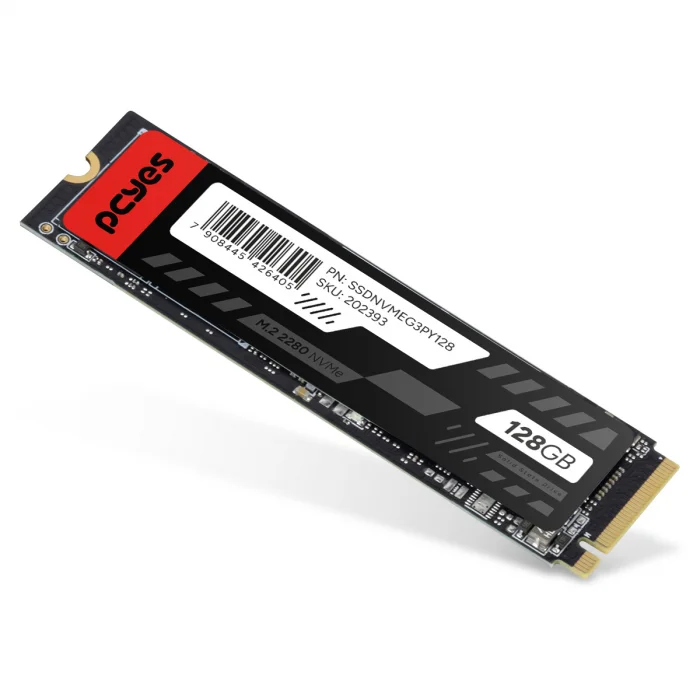 SSD PCyes M.2 2280 Nvme PCie 3.0x4 128GB - Leitura 1175mb Gravacao 700mb/s - SSDNVMEg3py128
