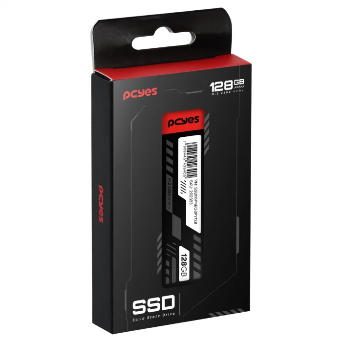 Imagem 2 de 5 do produto SSD PCyes M.2 2280 Nvme PCie 3.0x4 128GB - Leitura 1175mb Gravacao 700mb/s - SSDNVMEg3py128