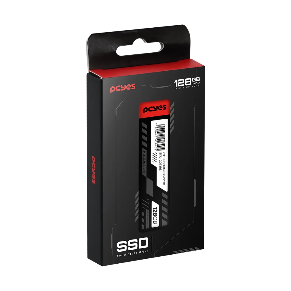Imagem 4 de 5 do produto SSD PCyes M.2 2280 Nvme PCie 3.0x4 128GB - Leitura 1175mb Gravacao 700mb/s - SSDNVMEg3py128