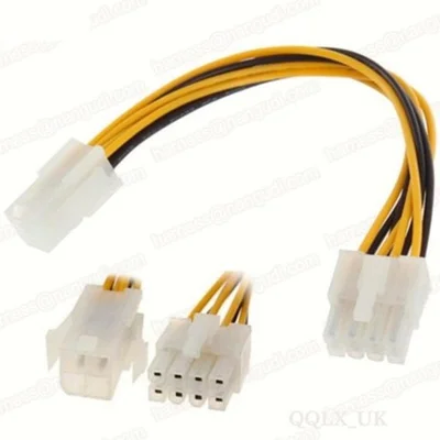 Cabo Atx 12v P4 X 8 Pinos 12cm