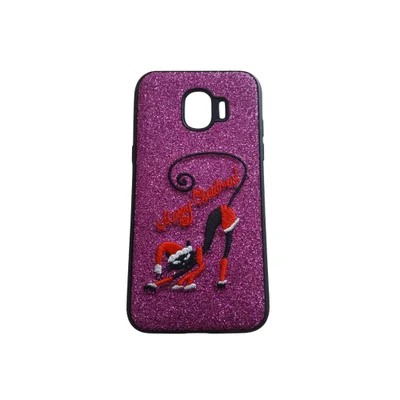 Capa Capinha Antiqueda Celular Samsung J2 Pro Desenho:merry Roxa