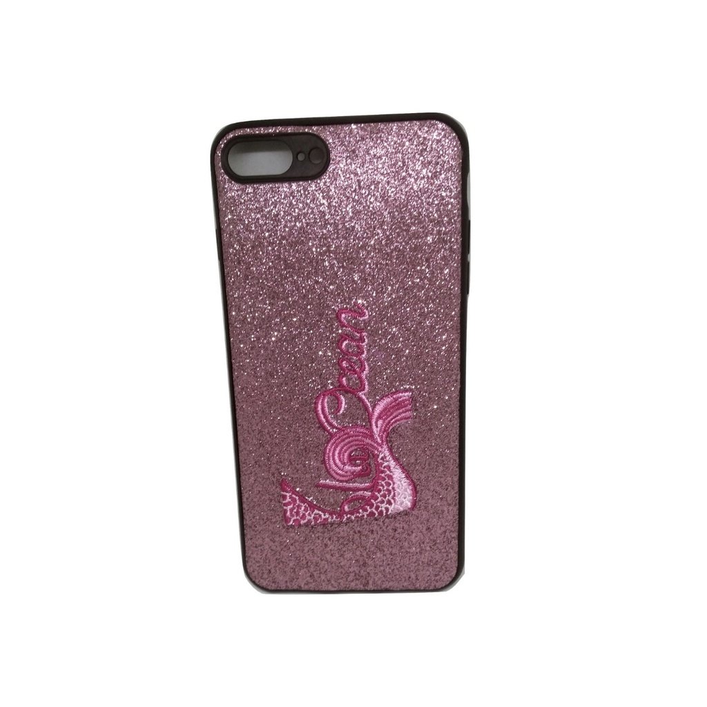 Capa Case Capinha Anti Queda  Iphone 7 E 8 Plus Baleia Rosa