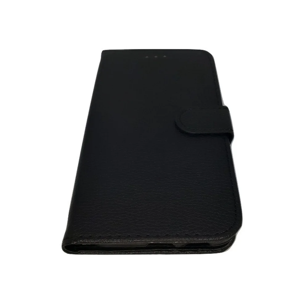 Imagem 3 de 5 do produto Capa Carteira De Couro Celular Samsung Galaxy J6 J600 Preto