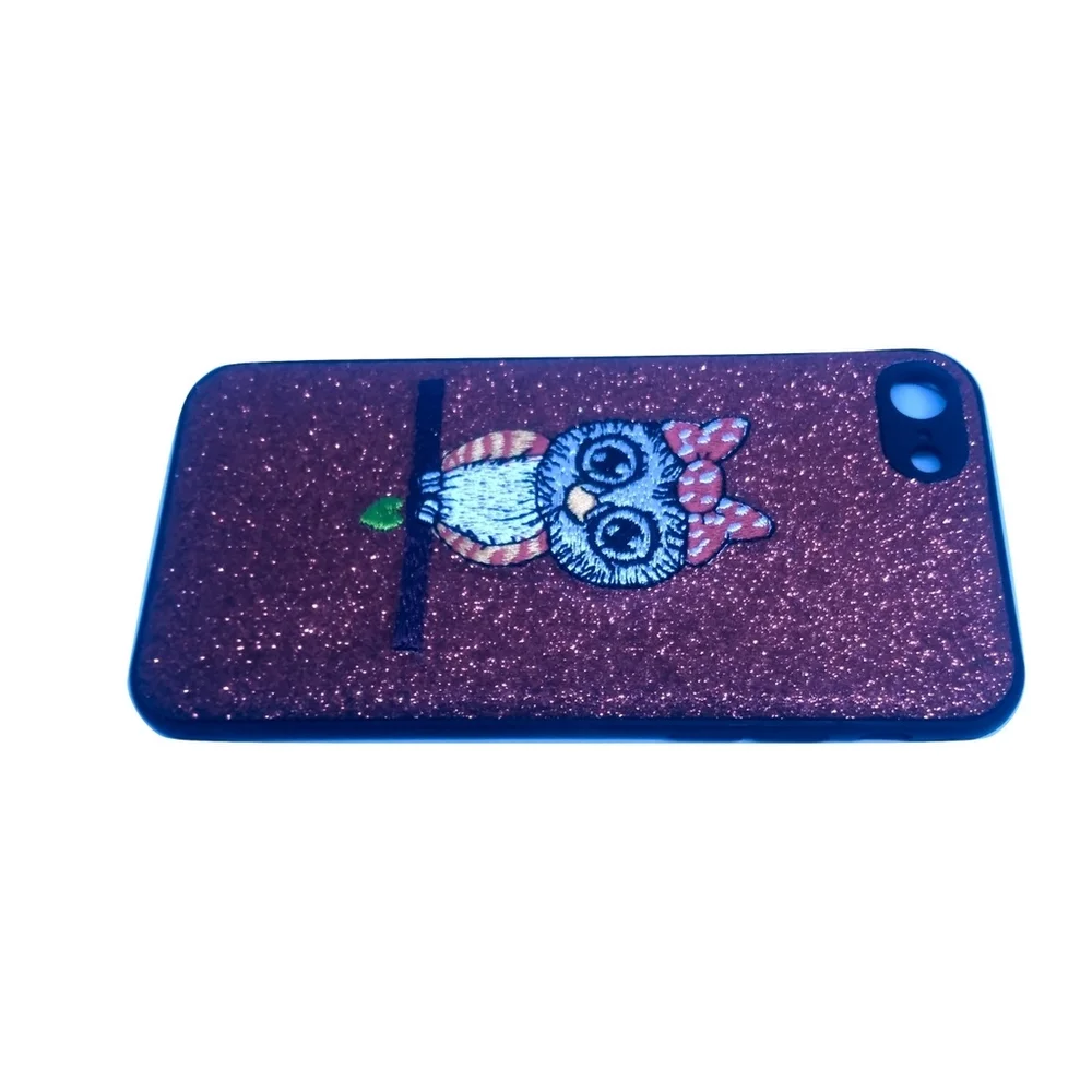 Imagem 2 de 5 do produto Capa Case Capinha Antiqueda Apple Iphone 7 Coruja Vermelha