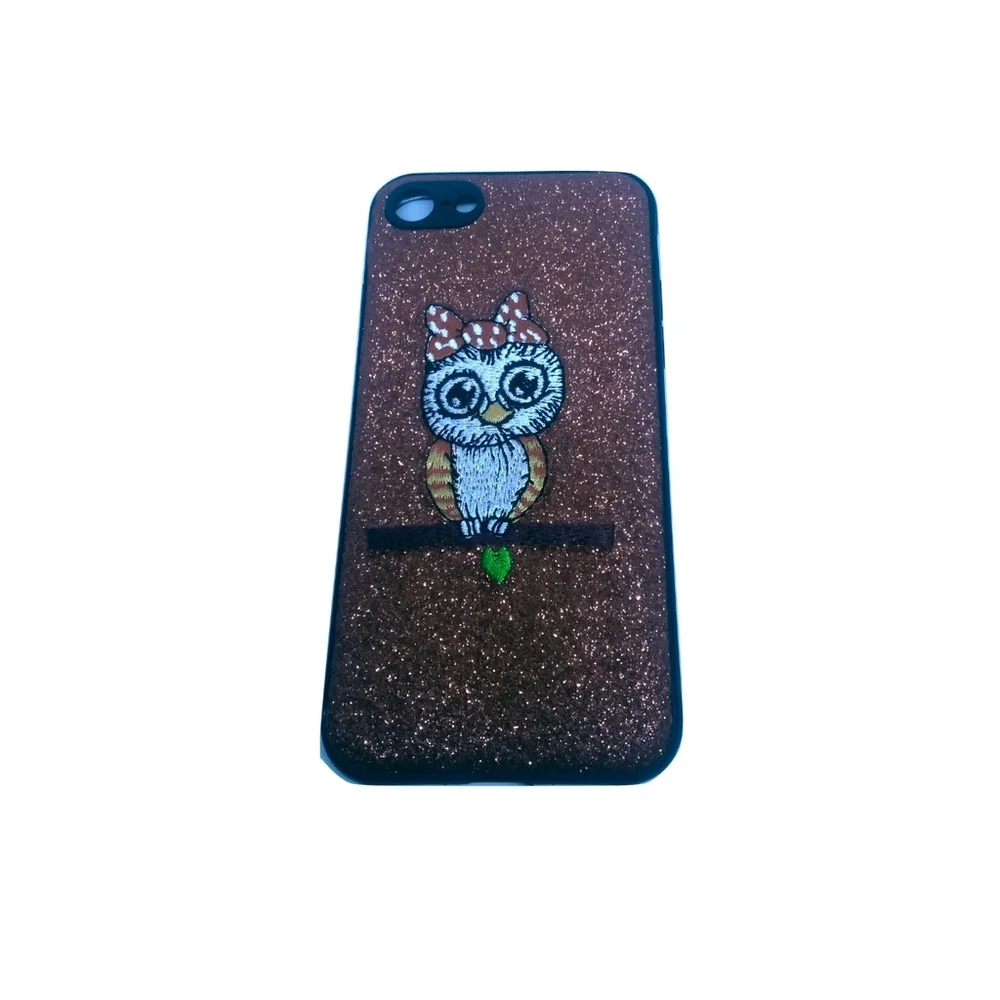 Imagem 4 de 5 do produto Capa Case Capinha Antiqueda Apple Iphone 7 Coruja Vermelha