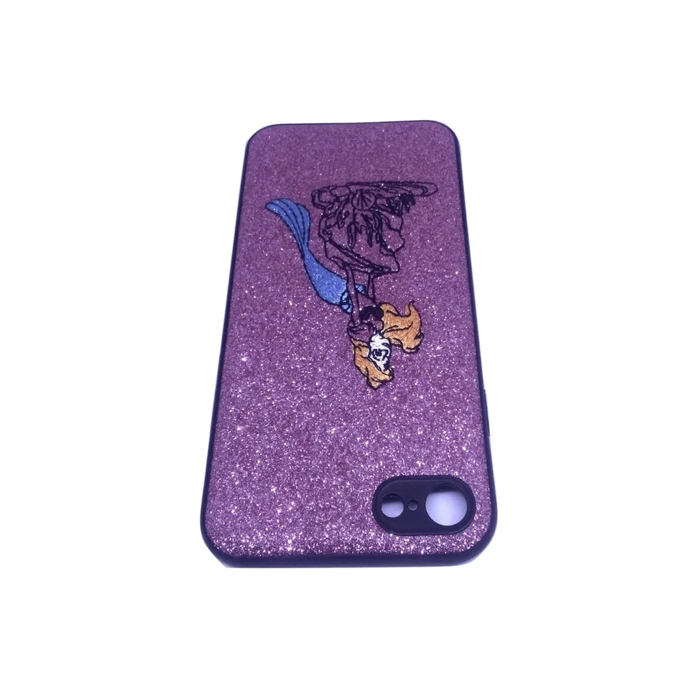 Imagem 2 de 5 do produto Capa Case Capinha Antiqueda Apple Iphone 7 Sereia Roxo