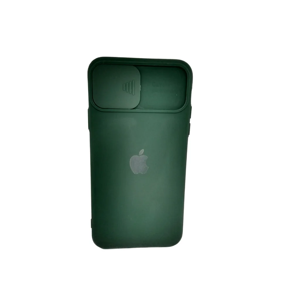 Imagem 1 de 1 do produto Capa Case Capinha Compatível Iphone 11 Pro Max Emborrachada Cor:verde