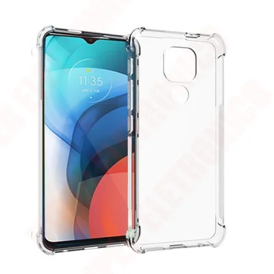 Capa Capinha Tranparente Silicone Linha E Motorola Antiqueda E6s E6i E6 Plus E7 Plus E7 Power E13 E20 E30 E40 E22 E32 Mo