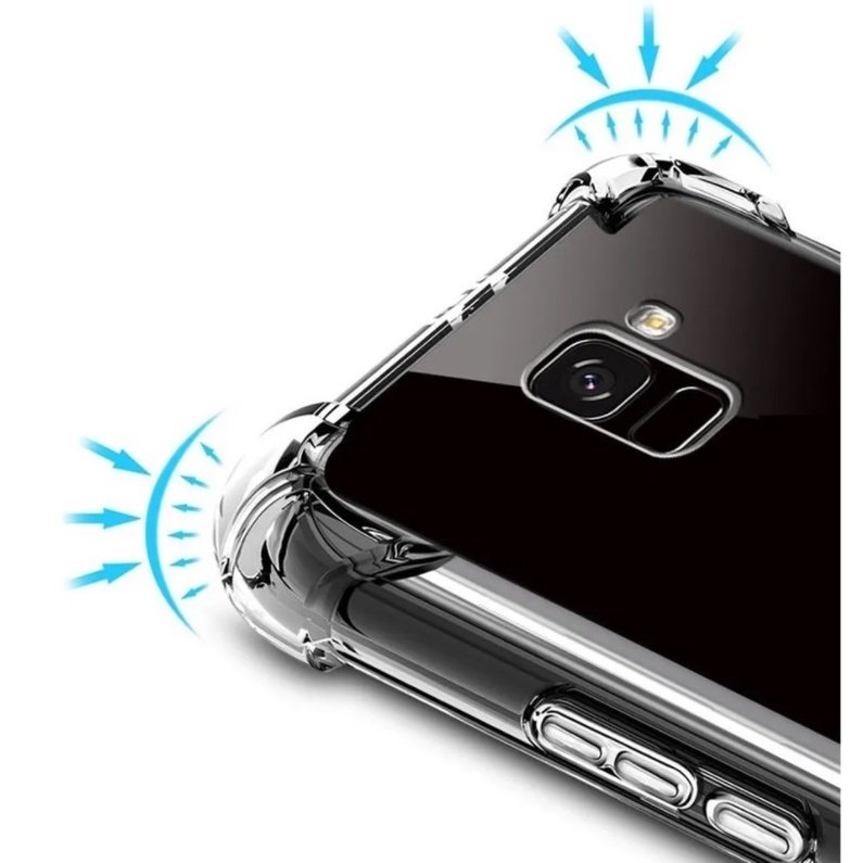 Capa Capinha Tranparente Silicone Linha S Samsung Antiqueda S8 S9 S9 Plus S10e S10 Lite/a91 S10 Plus S20 S20fe S20 Ultra
