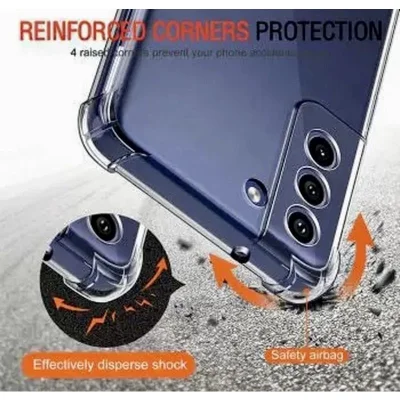 Capa Capinha Tranparente Silicone Linha S Samsung Antiqueda S8 S9 S9 Plus S10e S10 Lite/a91 S10 Plus S20 S20fe S20 Ultra