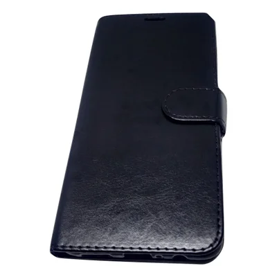 Capa Carteira Couro Antiqueda Celular Motorola Moto G8 Plus Moto G8 Plus:preto