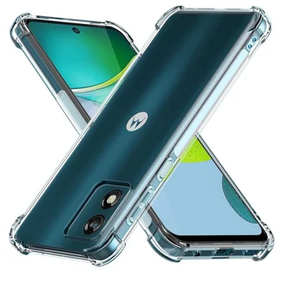 Capa Capinha Tranparente Silicone Linha E Motorola Antiqueda E6s E6i E6 Plus E7 Plus E7 Power E13 E20 E30 E40 E22 E32 Mo