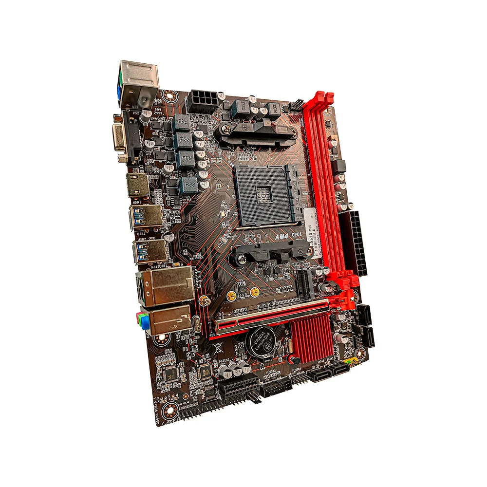 Placa Mae A520m Titanium - Socket Am4 - Ddr4 - Clanm Placa Mae A520m Titanium - Socket Am4 - Ddr4 - Clanm