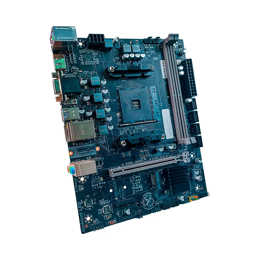 Placa Mae B450m - Socket Am4 - Ddr4 - Chipset B450 - PCwin 5