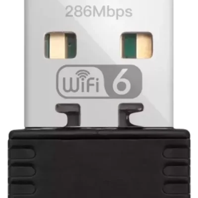 Mini Adaptador Wifi 6 2.4 Ghz Ax286 Wireless Usb 286 Mbps