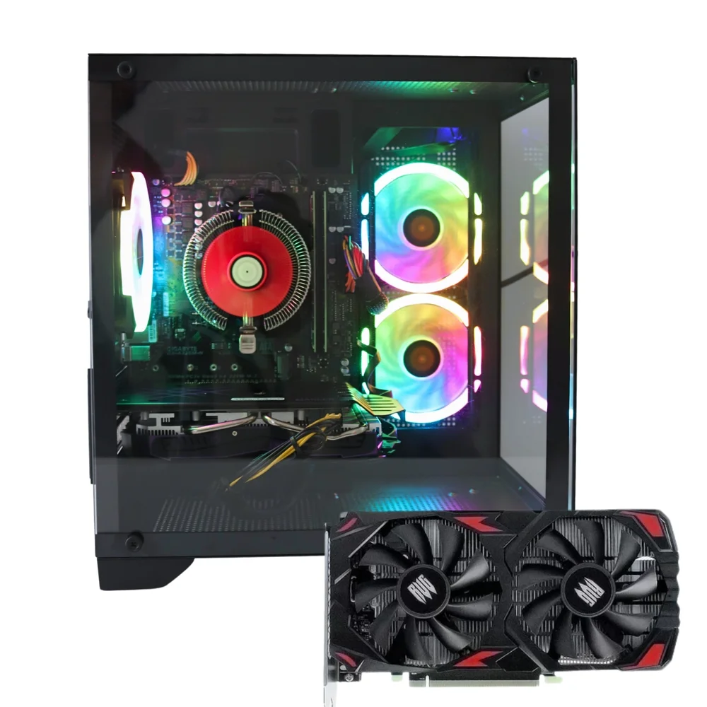 Computador Gamer Multipc Poseidon Ryzen 5 5600, 16GB RAM, RX580 8GB, SSD 512GB, Windows - view 2