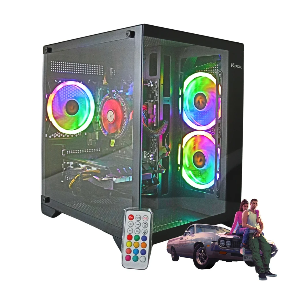 Computador Gamer Multipc Poseidon Ryzen 5 5600, 16GB RAM, RX580 8GB, SSD 512GB, Windows - view 5