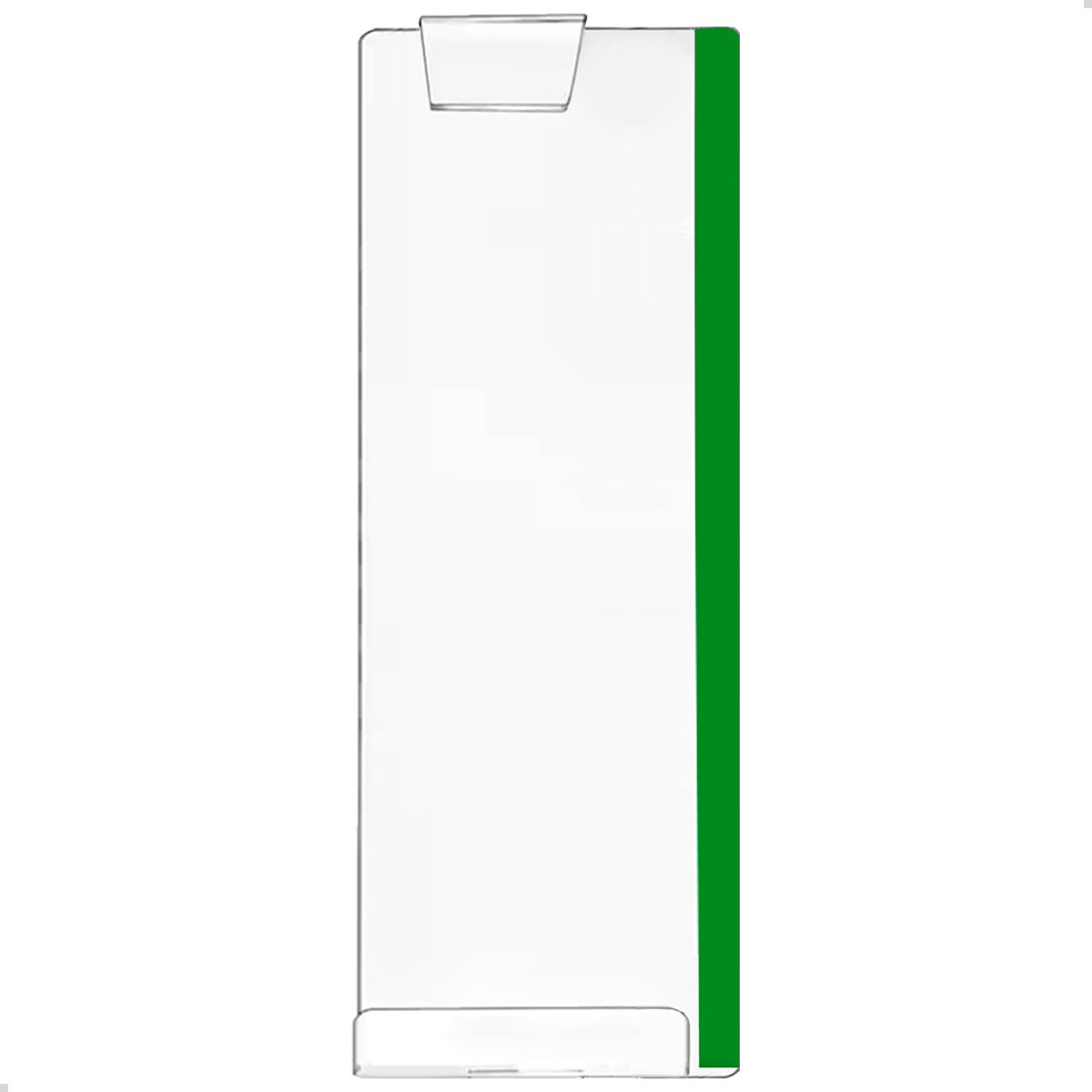 Porta Suporte Acrílico Para Monitor Esquerdo Organizador De Tarefas E Mensagens Setup Home Office