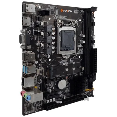 Placa Mãe Hayom B75  Intel 1155, Ddr3, Micro Atx- Oem