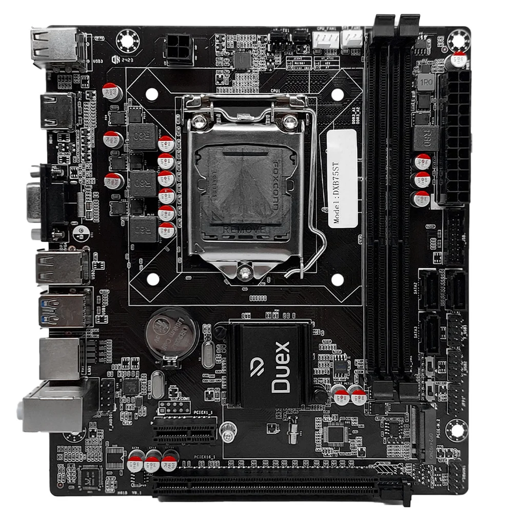 Placa Mãe Duex B75, Intel 1155, Ddr3, Micro Atx