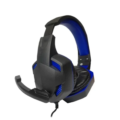 Headfone Fone Igoodlo Gamer X8 Com LED Celular PC Cor:azul