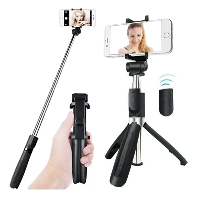 Bastão Tripé Bluetooth Mini 360º Pau De Selfie 3em 1 Celular