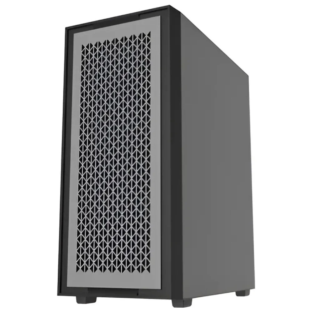 Imagem 2 de 5 do produto Gabinete Gamer Bluecase X-frame Mid-tower Lateral De Vidro Com 3 Fans RGB De 120mm Frontal Removível, Bg-050 - Preto